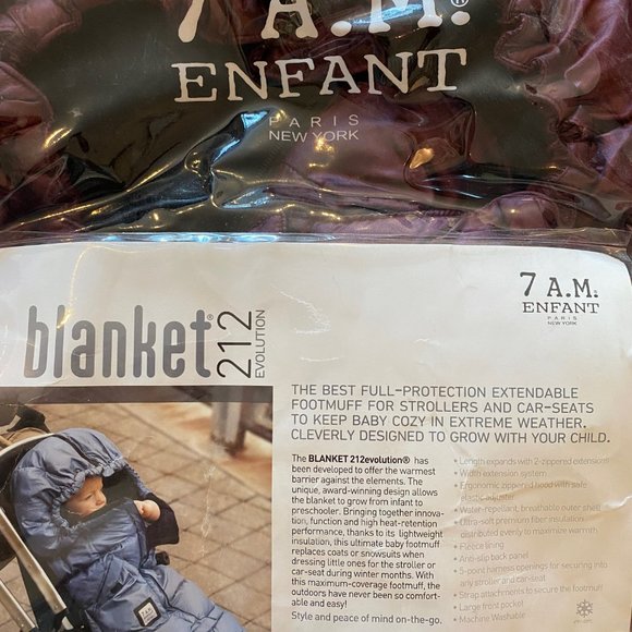 7AM Enfant - Blanket 212 evolution (Metallic Plum) - Picture 6 of 6